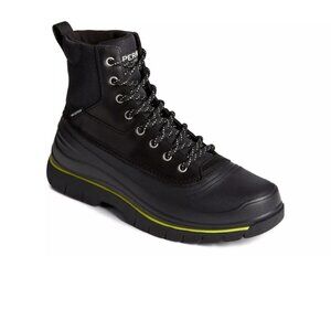 Sperry Cannon Winter Waterproof Boots Leather Black STS24396 Men's‎ Size 11 NEW